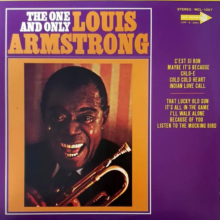 [BUNJANG] Louis Armstrong The One and Only LP (Import Jazz Compilation) / LP ㅡ LOUIS ARMSTRONG  / 수입 째즈명반