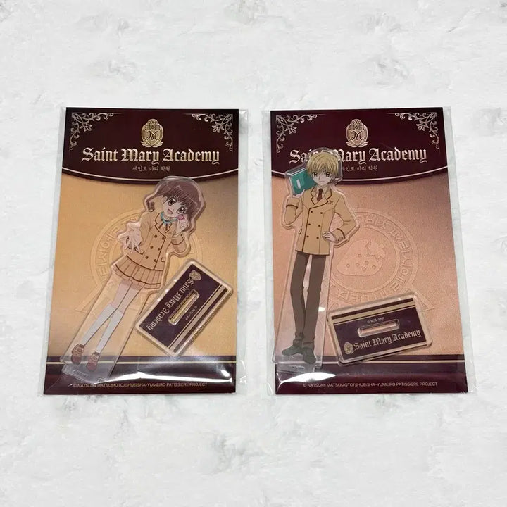 [BUNJANG] Yumekui Merry Kasumi Shion School Uniform Acrylic Stand / (일괄 가격) 꿈빛 파티시엘 딸기 가온 교복 아크릴