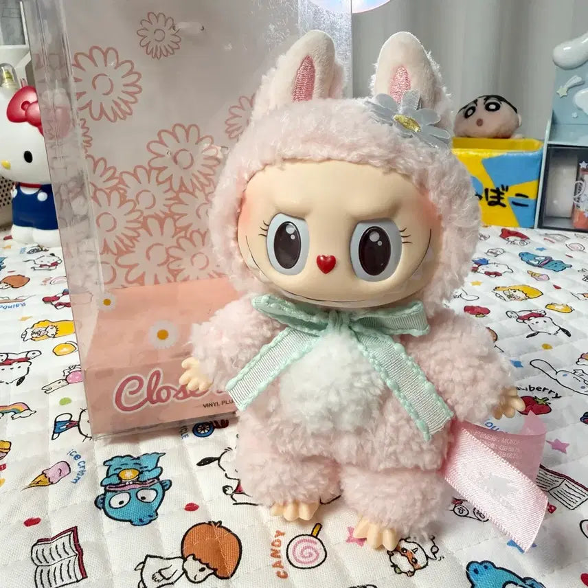 [BUNJANG] Labubu Mokoko Doll Keychain / 팝마트 라부부 모코코 인형키링