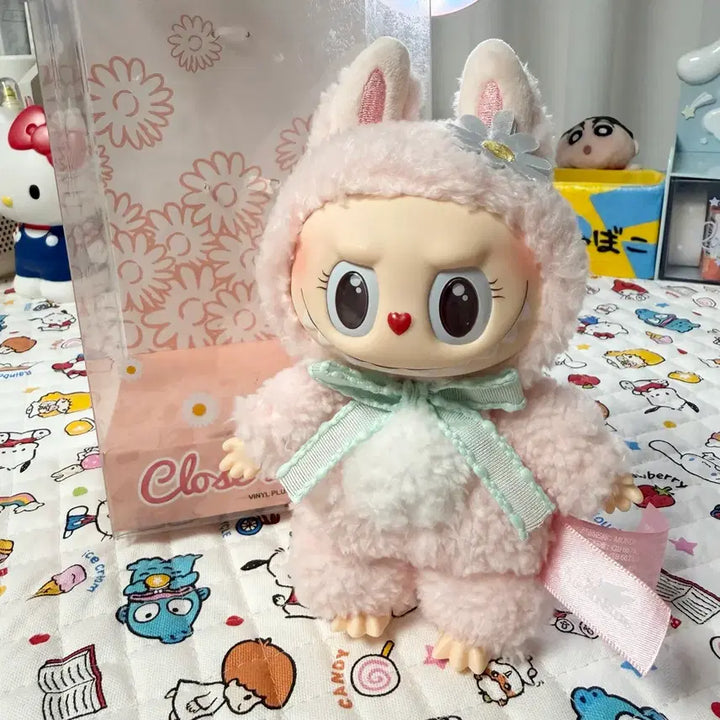 [BUNJANG] Labubu Mokoko Doll Keychain / 팝마트 라부부 모코코 인형키링