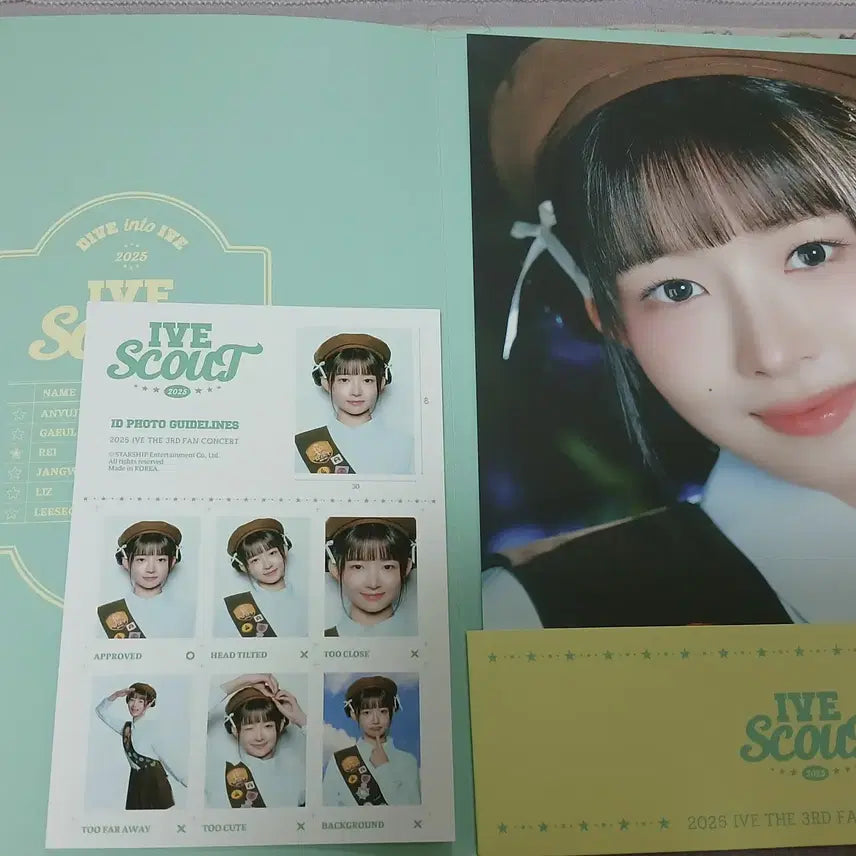 [BUNJANG] IVE Rei Scout Photokit Set / 아이브 레이 스카우트 포토키트 세트 팝니다