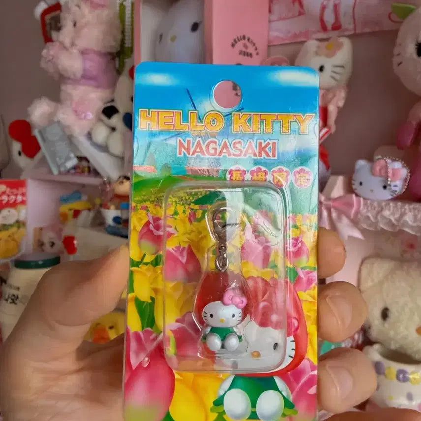 [BUNJANG] Sanrio Hello Kitty Nagasaki Limited Tulip Strap Charm / 산리오 헬로키티 나가사키 지역한정 튤립 스트랩 참
