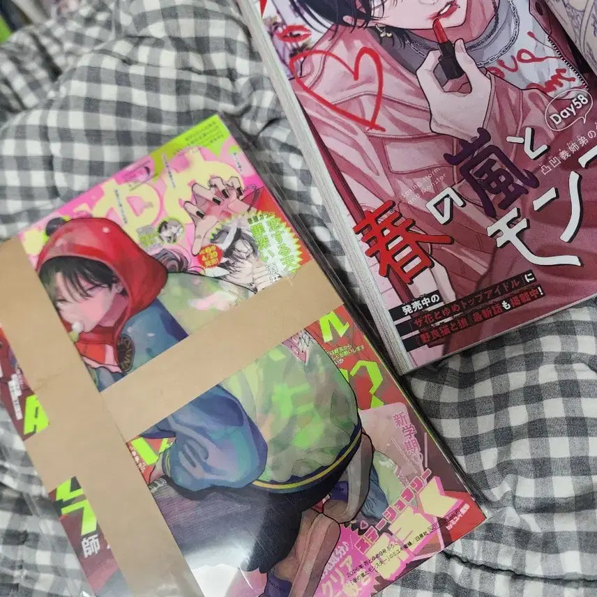 [BUNJANG] Monster in the Spring Storm Clear Poster Set &amp; Magazine / 봄폭몬 하나토유메+부록+컬러페이지 / 봄의 폭풍과 몬스터 클리어 받침 포스터 부록 / 타몬군 지금 어느쪽 타몬&amp;린타로 표지