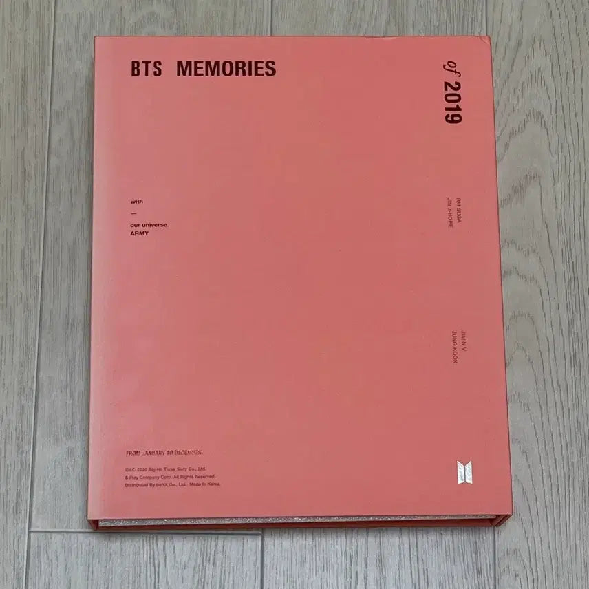 [BUNJANG] BTS Memories 2019 DVD Photobook / BTS 메모리즈 2019 DVD 포토북