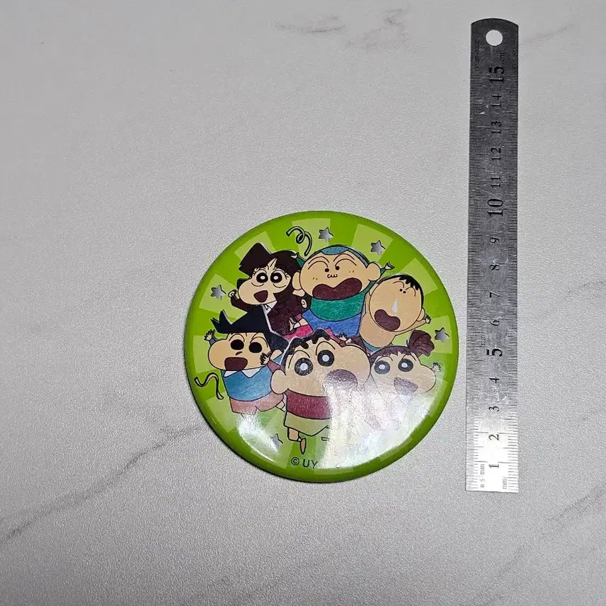 [BUNJANG] Crayon Shin-chan Dipheron Ranger 9.5cm Badge / 짱구는 못말려 떡잎방범대 9.5cm 뱃지