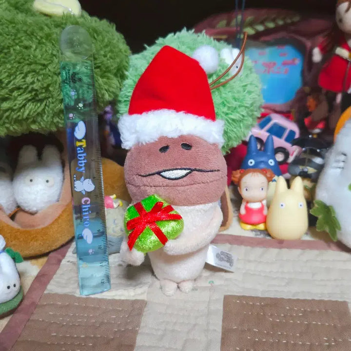 [BUNJANG] Japanese Authentic Classic Christmas Nameless Mushroom Doll Strap / [일본정품] 고전 크리스마스 선물 나메코 인형 스트랩