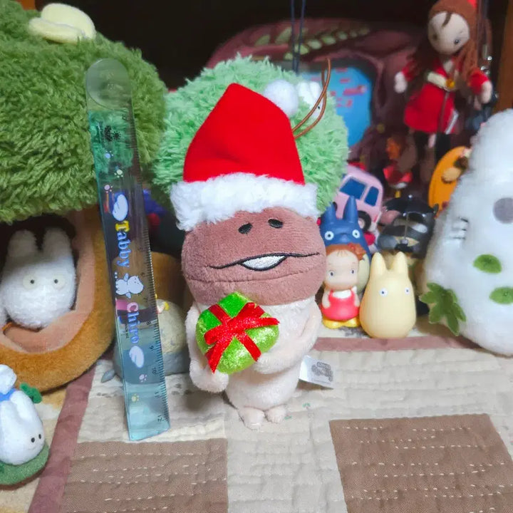 [BUNJANG] Japanese Authentic Classic Christmas Nameless Mushroom Doll Strap / [일본정품] 고전 크리스마스 선물 나메코 인형 스트랩