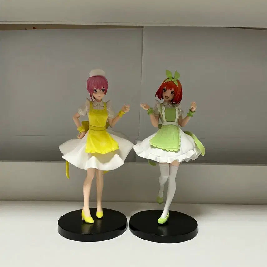 [BUNJANG] The Quintessential Quintuplets Ichika Nakano &amp; Yotsuba Nakano Figure Bundle (Boxless) / 5등분의 신부 이치카,요츠바 피규어 일괄(박스X)