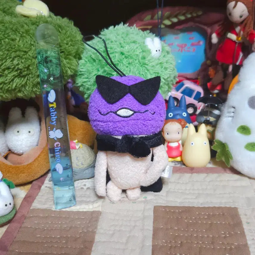 [BUNJANG] Authentic Japanese Retro Nameless Neko Doll Strap / [일본정품] 고전 양아치 망토 나메코 인형 스트랩