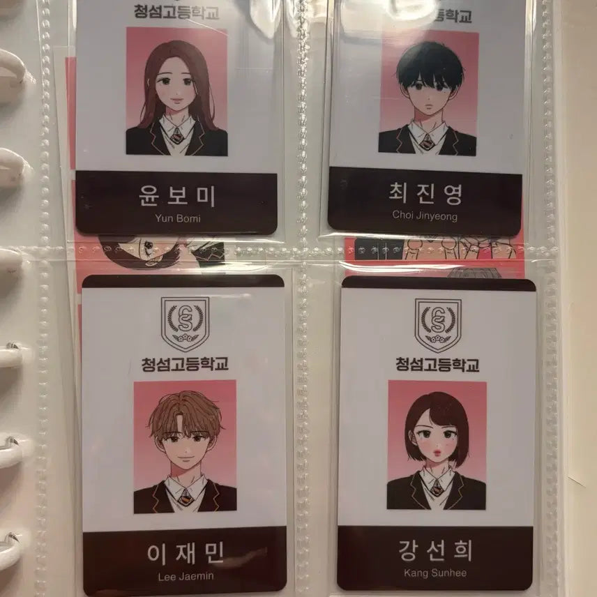 [BUNJANG] Cheongchun Blossom Student ID Bundle Set Photocard / 청춘블라썸 학생증 일괄 판매 네이버웹툰 포카