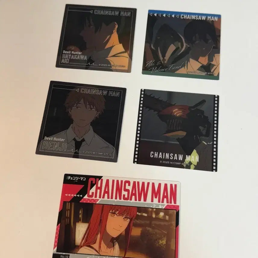 [BUNJANG] Chainsaw Man Aki Denji Makima Square Card / 체인소맨 아키 덴지 마키마 스퀘어 카드
