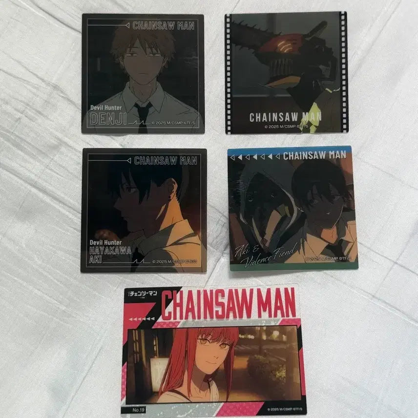 [BUNJANG] Chainsaw Man Aki Denji Makima Square Card / 체인소맨 아키 덴지 마키마 스퀘어 카드
