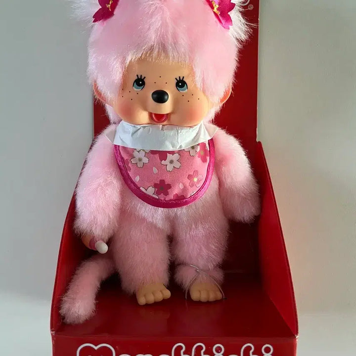 [BUNJANG] Monchhichi Sakura Cherry Blossom European Edition Doll / 몬치치 사쿠라 벚꽃 유럽판 인형