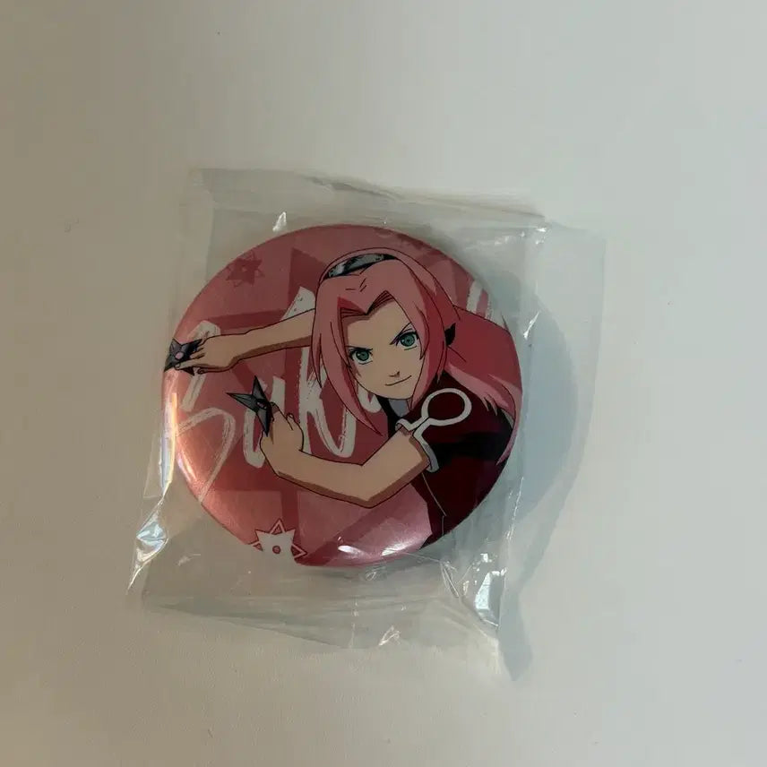 [BUNJANG] Naruto Sakura Can Badge / 나루토 사쿠라 캔뱃지