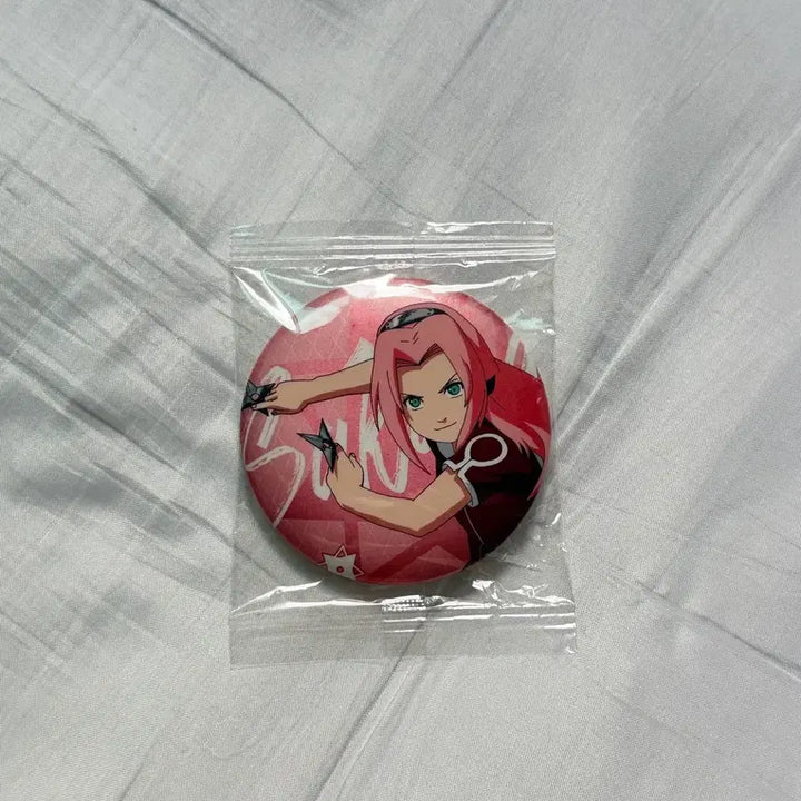 [BUNJANG] Naruto Sakura Can Badge / 미개봉 ) 나루토 사쿠라 캔뱃지