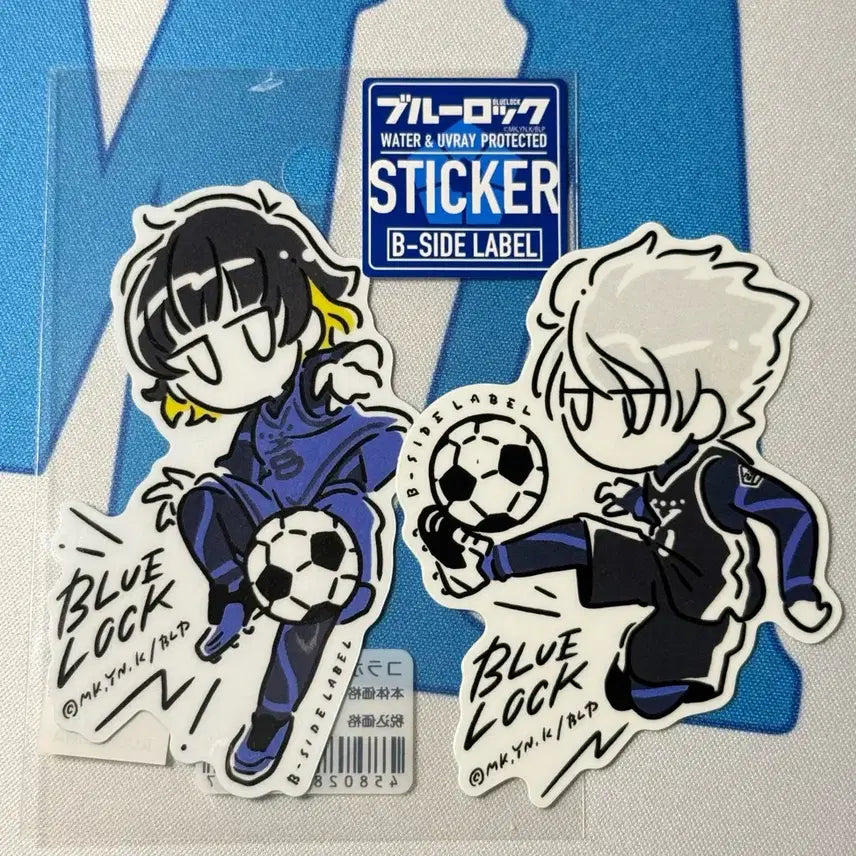 [BUNJANG] Blue Lock B-side Label Stickers - Bachira Meguru + Nagi Seishiro Bundle / 블루록 비라벨(B-side label)스티커 바치라+나기