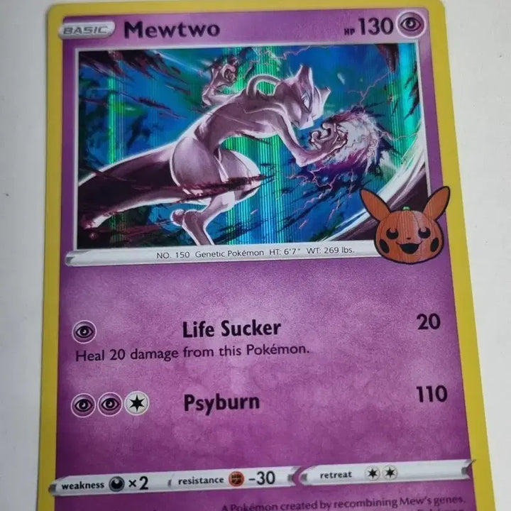 [BUNJANG] Pokemon Card Halloween Mewtwo 056/172 / 포켓몬 카드 할로윈 뮤츠 056/172