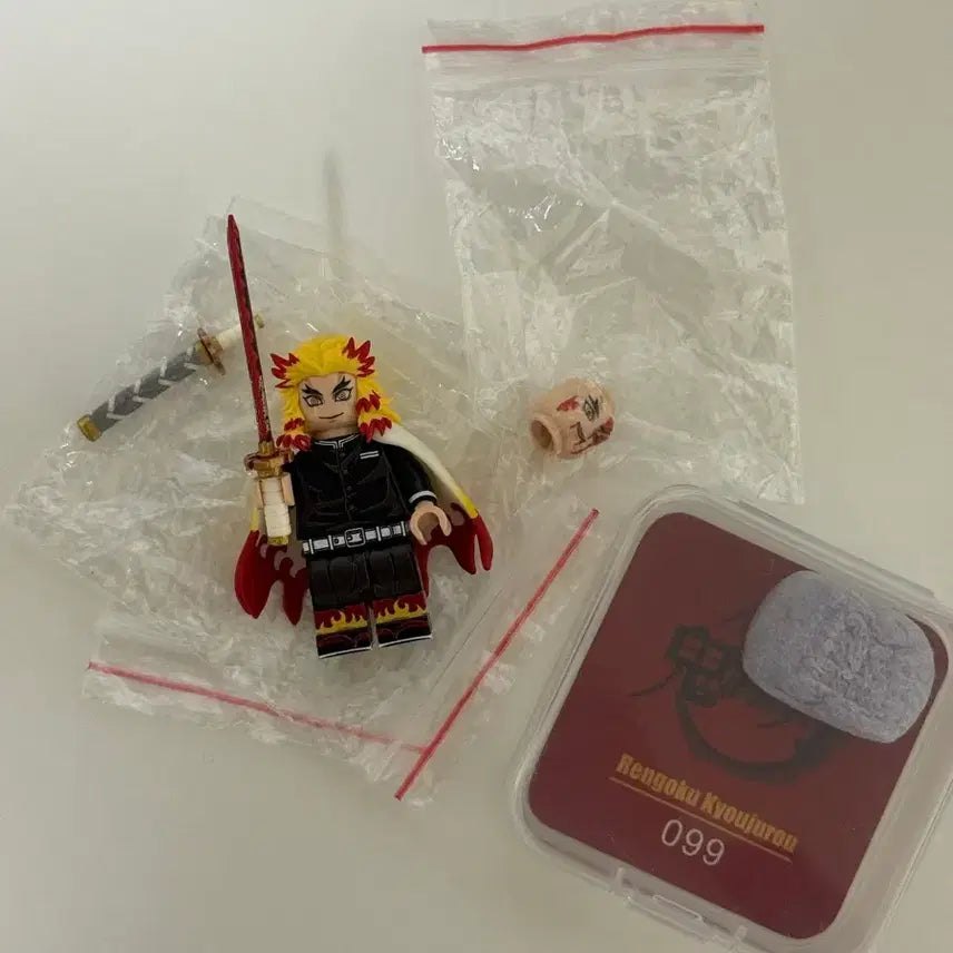 [BUNJANG] Lego Custom Rengoku Figure / 레고 커스텀 필링스 렌고쿠