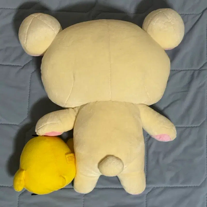 [BUNJANG] San-X Korilakkuma Kiiroitori Large Plush / 코리락쿠마 키이로이토리 인형 대왕 인형 고전