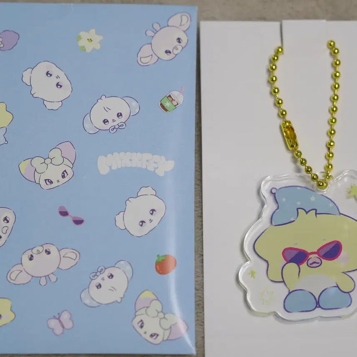 [BUNJANG] NMIXX Mixxxy Random Acrylic Key Holder - Biyoyo (Bae) / NMIXX 믹스피 랜덤 아크릴 키 홀더 - 삐요 (배이)