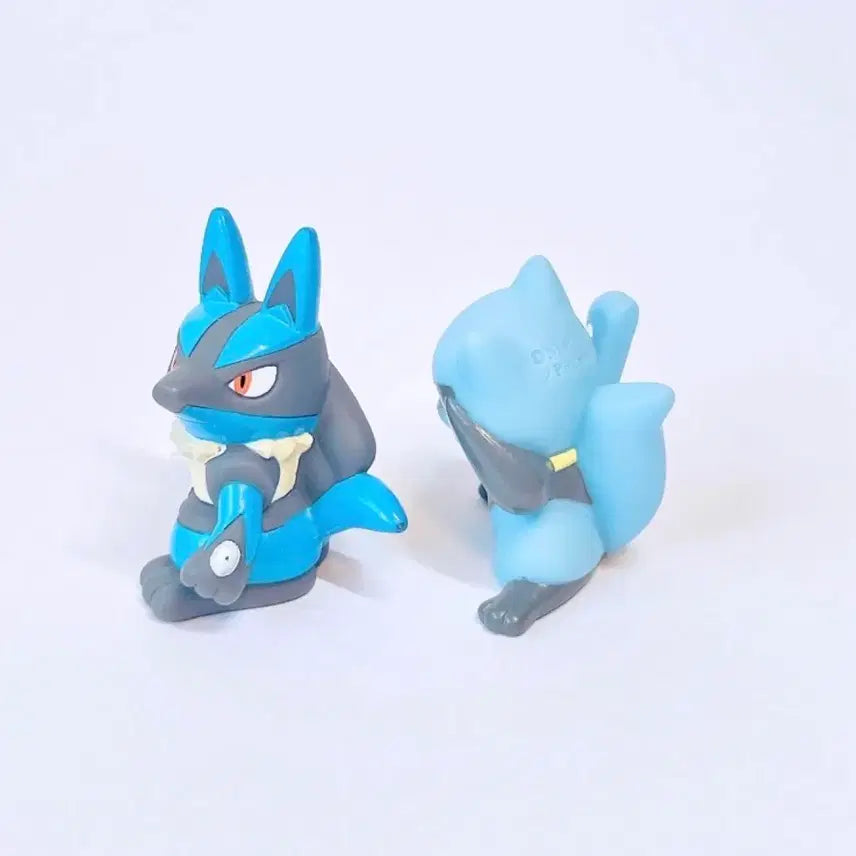 [BUNJANG] Pokemon Lucario Riolu Classic Finger Puppet Figure Set / 포켓몬 루카리오 리오르 고전 피규어 손가락 인형