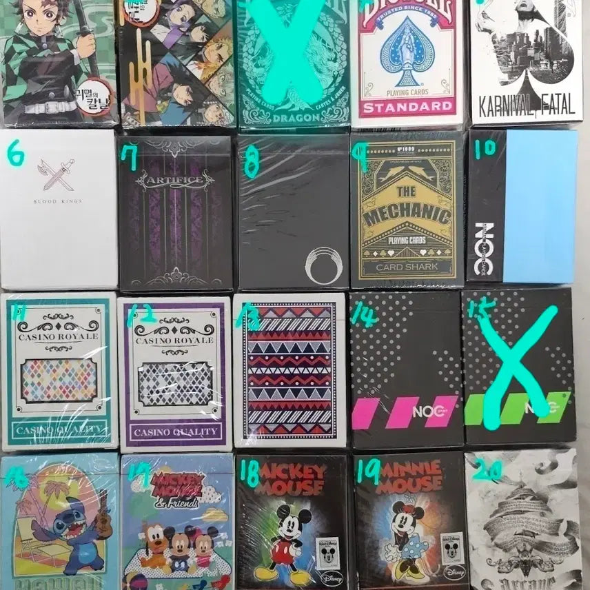 [BUNJANG] Bicycle Playing Cards Collection - Sealed &amp; Unsealed / 미개봉 바이시클 마술카드 플레잉카드 판매합니다