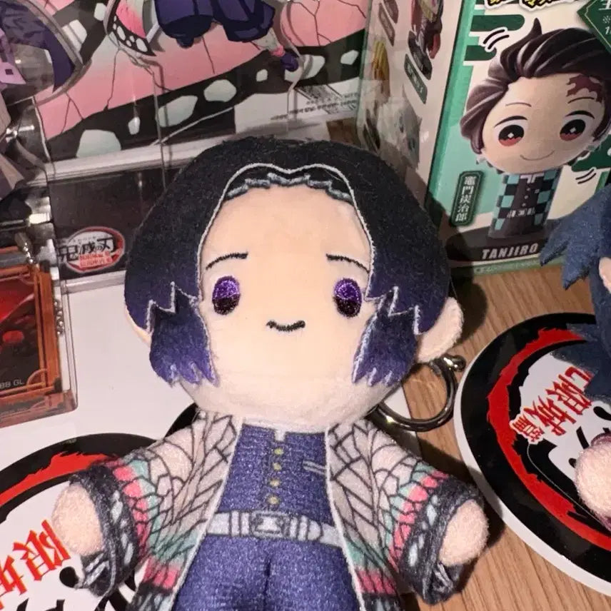 [BUNJANG] Demon Slayer: Kimetsu no Yaiba Official Shinobu Kocho Plush Keychain / [귀멸의 칼날]정품 코쵸우 시노부 인형 키링