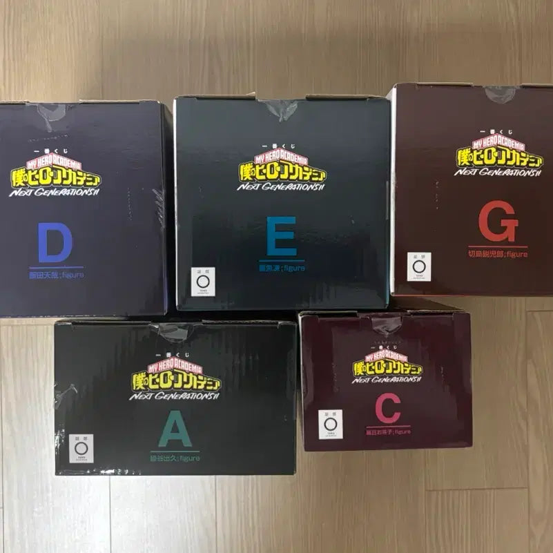 [BUNJANG] My Hero Academia Ichiban Sho A Prize Izuku, C Prize Ochaco, D Prize Tenya, E Prize Shoto, G Prize Kirishima Figures Bundle Set (Sealed) / (미개봉)나히아 제일복권 A상 미도리야, C상 우라라카, D상 텐야, E상 쇼토, G상 키리시마 피규어 일괄!