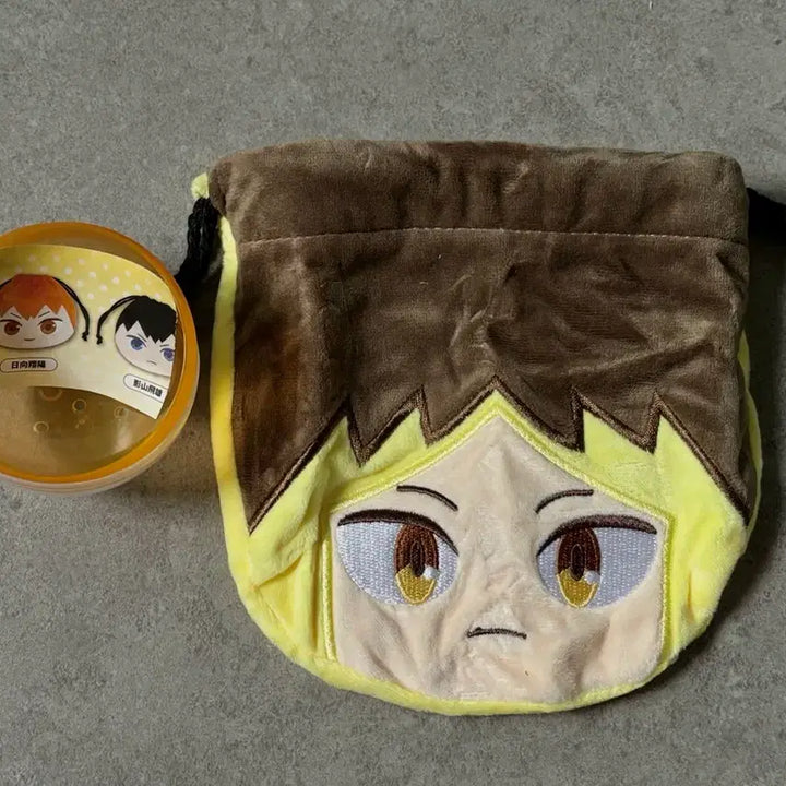 [BUNJANG] Haikyuu!! Kenma Kozume Fuwa Face Pouch / 하이큐 켄마 후와페이스 파우치