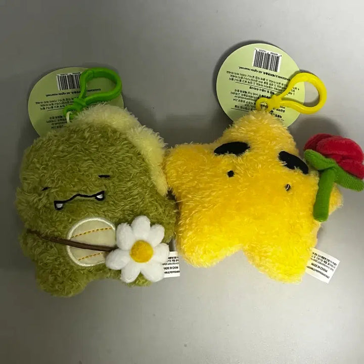 [BUNJANG] Pixelie Ddalkong Dinosaur Gakbyul Keyring Plush Spring Version / 픽셀리 잠뜰 공룡 각별 키링 인형 봄버전