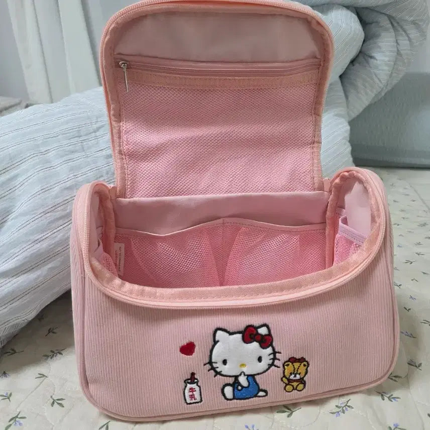 [BUNJANG] Hello Kitty Pink Pouch Bag / 키티 핑크 파우치 가방