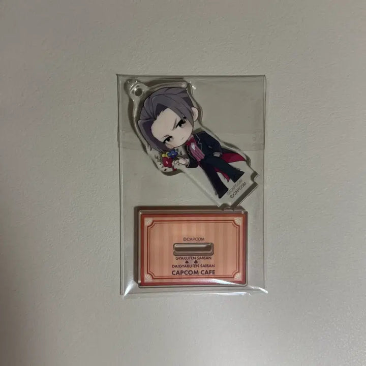 [BUNJANG] Capcom Cafe Gyakuten Saiban (Ace Attorney) Mini Acrylic Stand Reiji Mitsurugi / 역전재판 일본 캡콤카페 미니 아크릴 스탠드 미츠루기 레이지