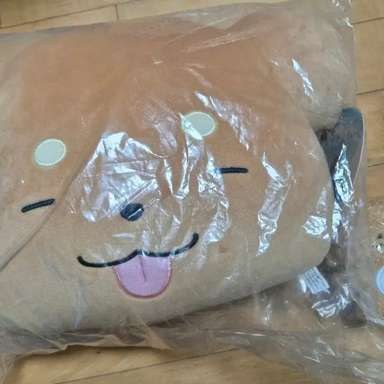 [BUNJANG] Pixelly DeokGye Cushion &amp; Doll Keyring Bundle Set / 픽셀리 덕개 쿠션, 덕개 인형키링