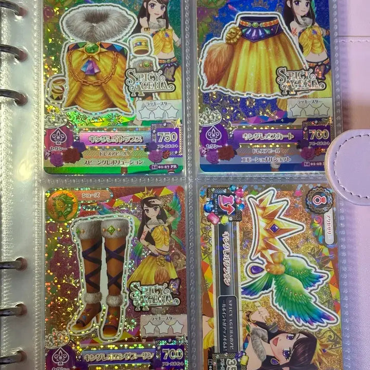 [BUNJANG] Aikatsu! Ichigo Hoshimiya Ran Shibuki Purple Spice Ageha King Leo Japanese Edition Full Card Set / 아이카츠 아이엠스타 시부키 란 보라 스파이시아게하 킹레오 킹 레오 일판 프레 카드 세트 굿즈 희귀 레어 카드 고전 일괄 급전 급처