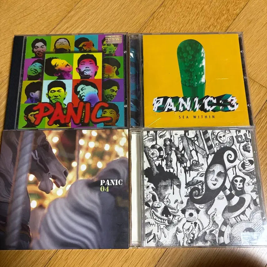[BUNJANG] Panic 1st, 2nd, 3rd, 4th Album Unsealed CD Set / 패닉 1집 2집 3집 4집 개봉cd