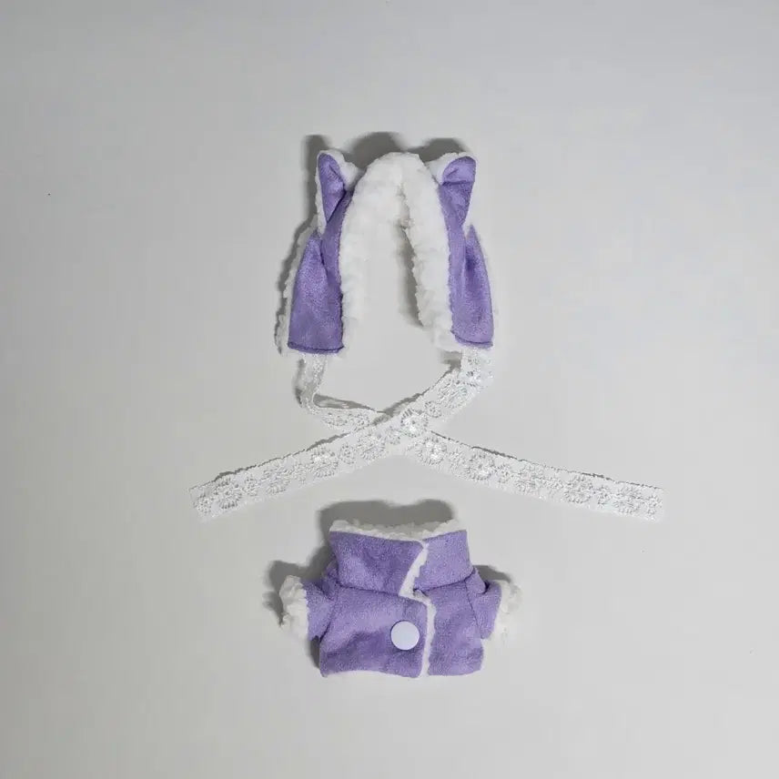 [BUNJANG] Hanma Closet Lavender Wolf 10cm Doll Clothes / 솜인형 옷장 한마옷장 라벤더 늑대