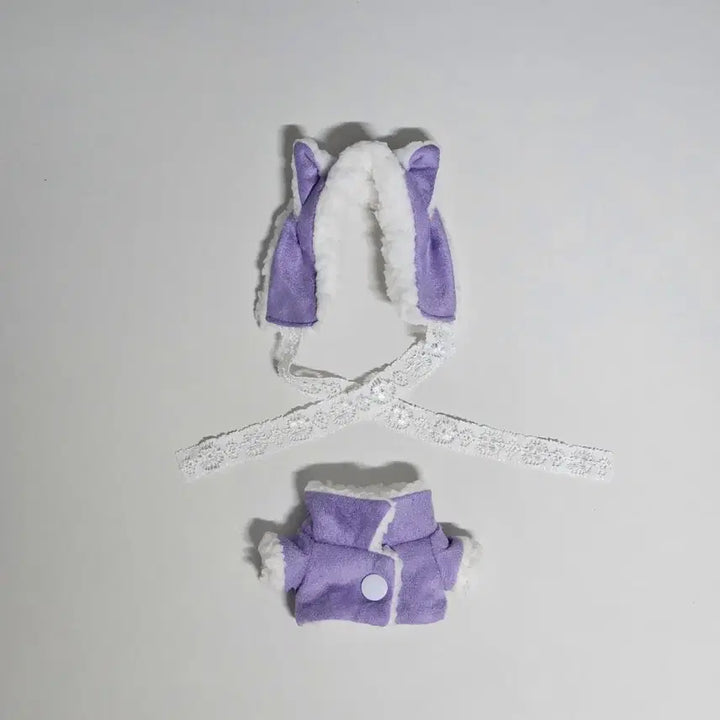[BUNJANG] Hanma Closet Lavender Wolf 10cm Doll Clothes / 솜인형 옷장 한마옷장 라벤더 늑대