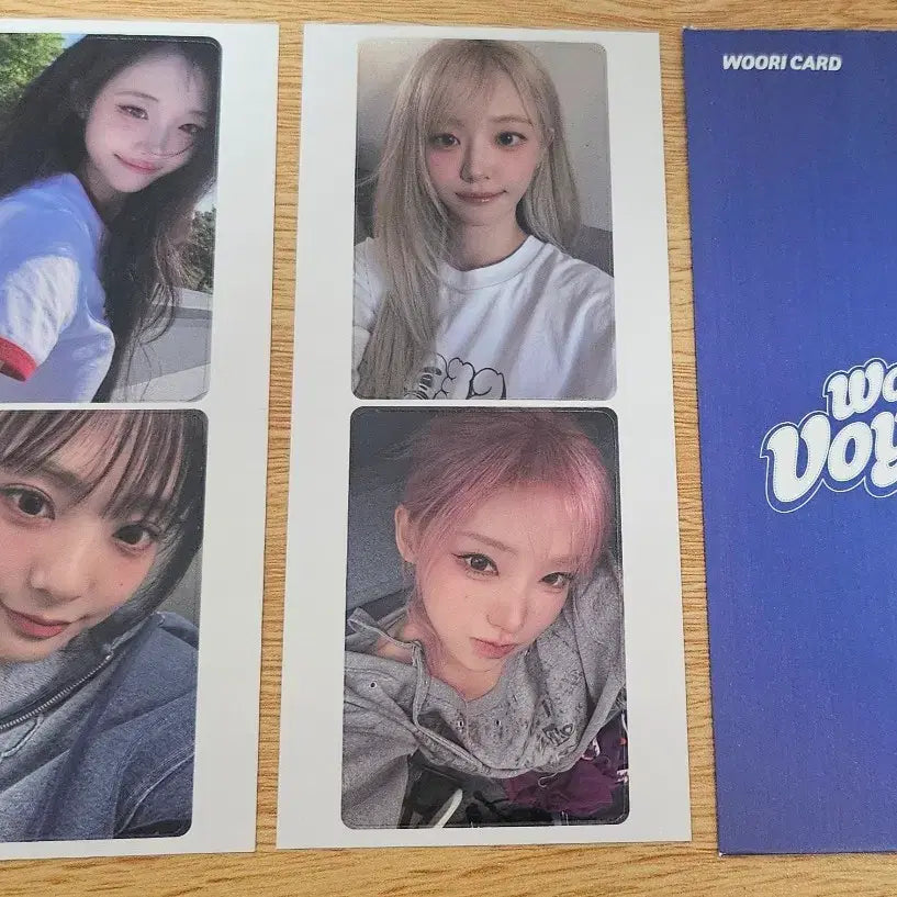 [BUNJANG] QWER Woori Bank Photocard Set / QWER 우리은행 포토카드 포카 4종 판매