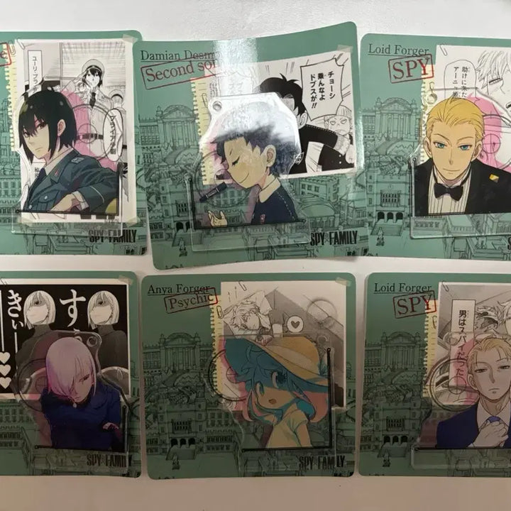 [BUNJANG] Spy Family Original Art Acrylic Stand Bundle Set / 스파이 패밀리 원화 아크릴 일괄판매
