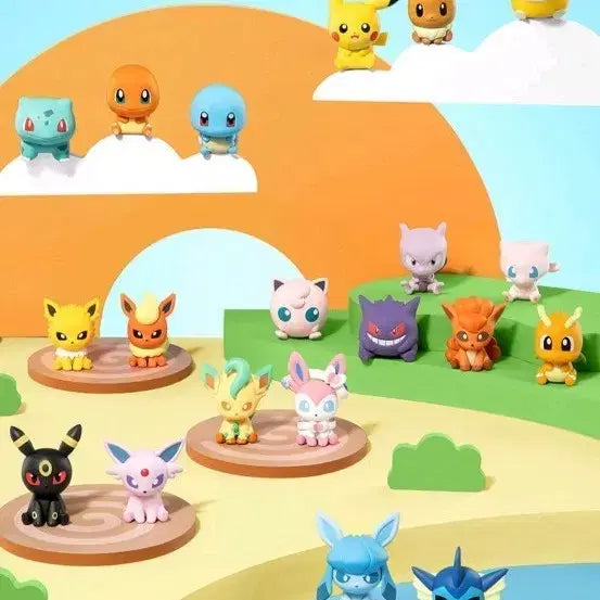 [BUNJANG] FUNISM Pokemon 6 Figure Set / FUNISM 포켓몬 피규어6종세트