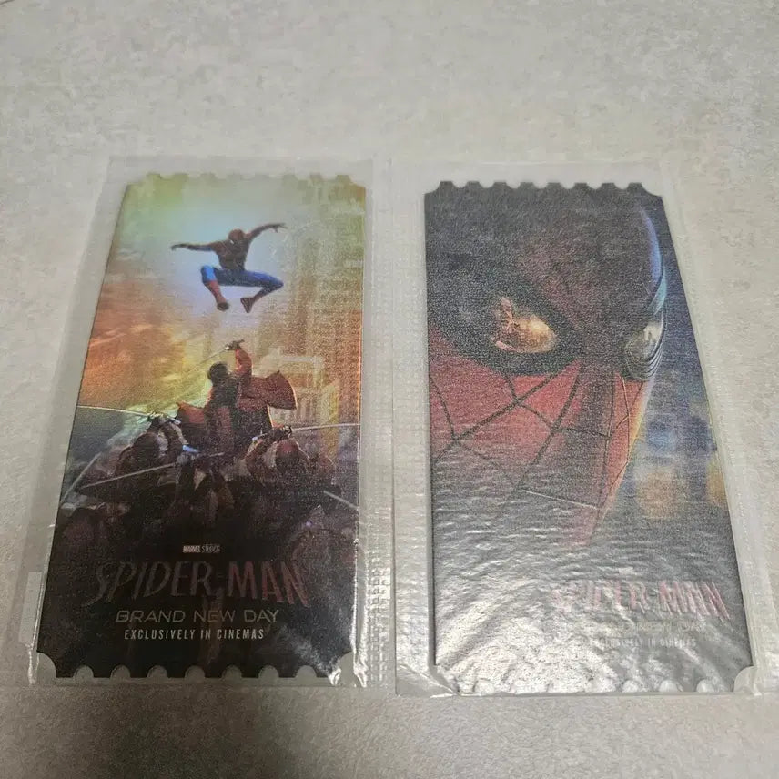 [BUNJANG] Spider-Man Original Ticket Set (A+B) / 스파이더맨 오리지널티켓 2종(A+B)