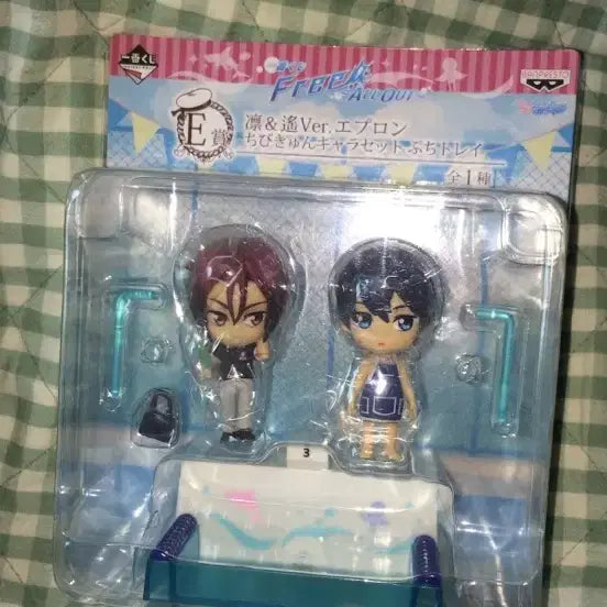 [BUNJANG] Banpresto Ichiban Kuji Free! Chibi-큥 Rin &amp; Haruka Figures (Sealed) / 프리 free! 반프레스토 이치방쿠지 제일복권 치비큥 린 하루카 미개봉