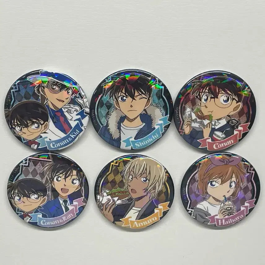 [BUNJANG] Detective Conan Badge Set / 명탐정 코난 뱃지/배지
