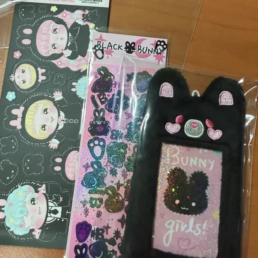 [BUNJANG] Seolgi Illustration Photocard Holder Sticker Set / 설기 일러스트 포카홀더 스티커 세트