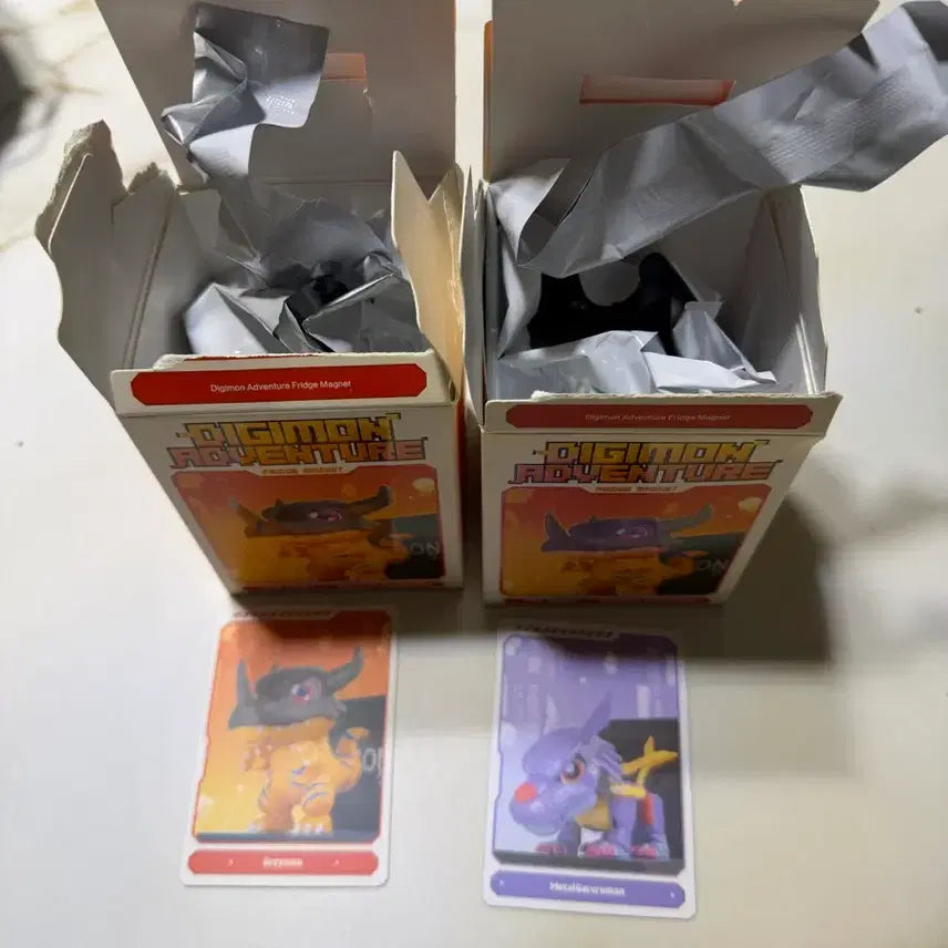 [BUNJANG] Pop Mart Digimon Adventure Magnet Set (Opened) / 팝마트 디지몬 마그넷