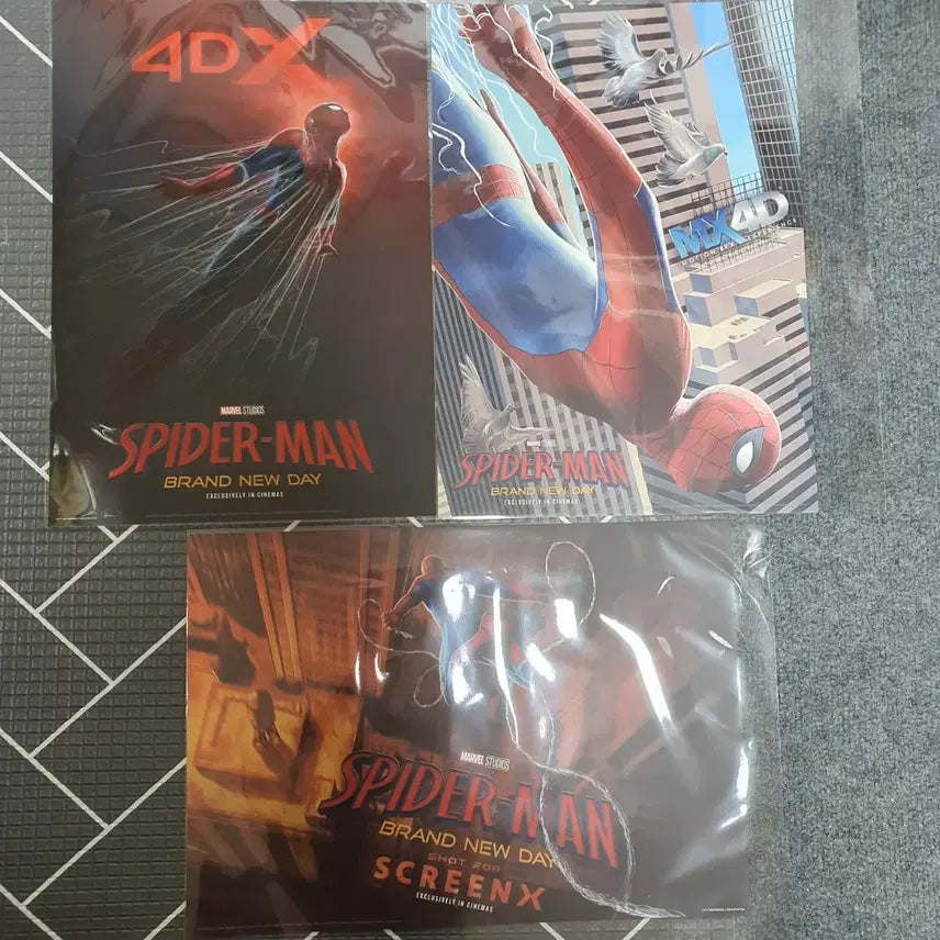 [BUNJANG] Spider-Man A3 Poster 3-Set / 스파이더맨 A3포스터 3종세트