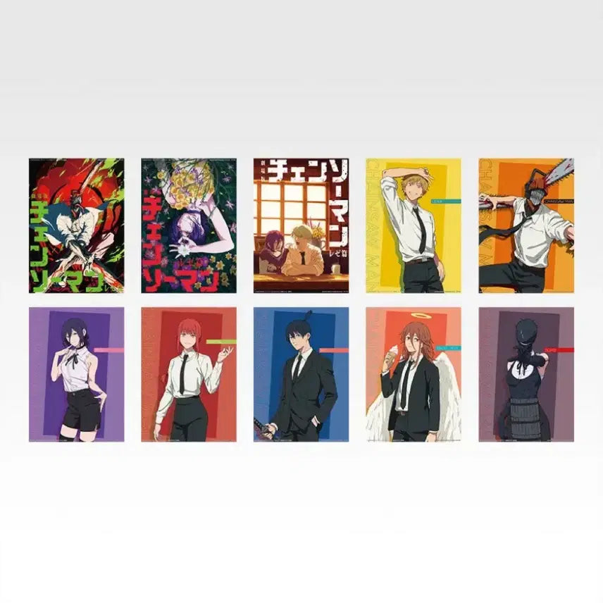 [BUNJANG] Chainsaw Man "Chainsaw Man The Movie: Reze Arc" Ichiban Kuji H Prize Poster Set (10 Types) / 체인소맨 레제편 제일복권 이치방쿠지 h상 포스터 10종일괄