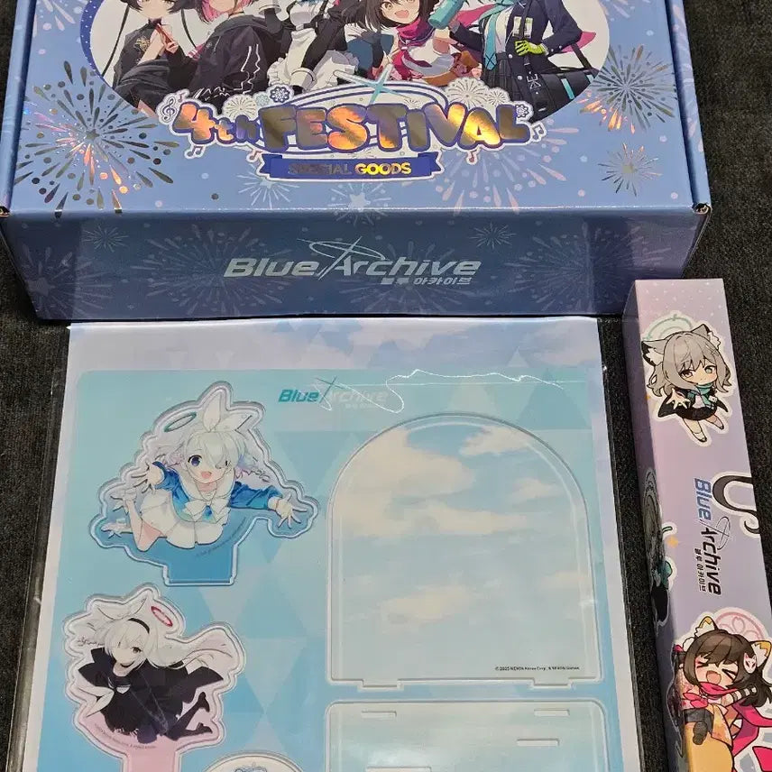 [BUNJANG] Blue Archive 4th Anniversary Official Goods / 블루아카이브 4주년 공식 굿즈