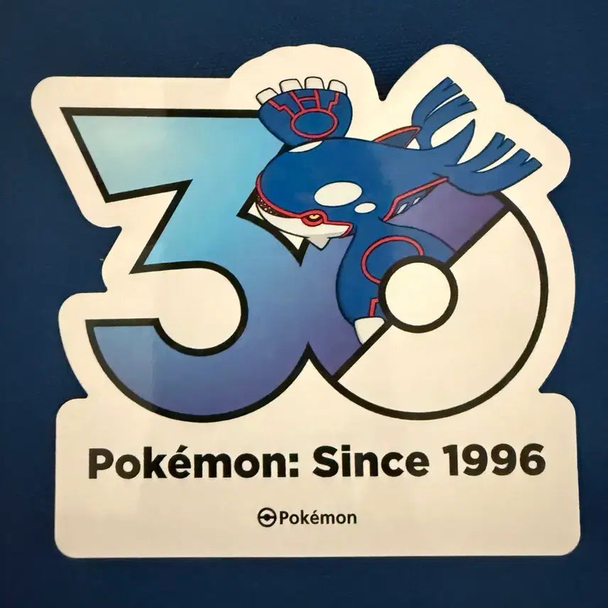 [BUNJANG] Pokemon 30th Anniversary Sticker - Groudon / 포켓몬스터 30주년 스티커 - 가이오가