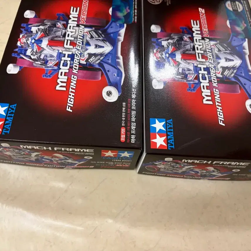 [BUNJANG] Tamiya M.A.F. Frame Aurora Blue Mini 4WD Car (2-Piece Bundle) / 타미야 마하프레임 오로라 블루 미니카 92451 미니카 미니사구 미개봉 2개 일괄